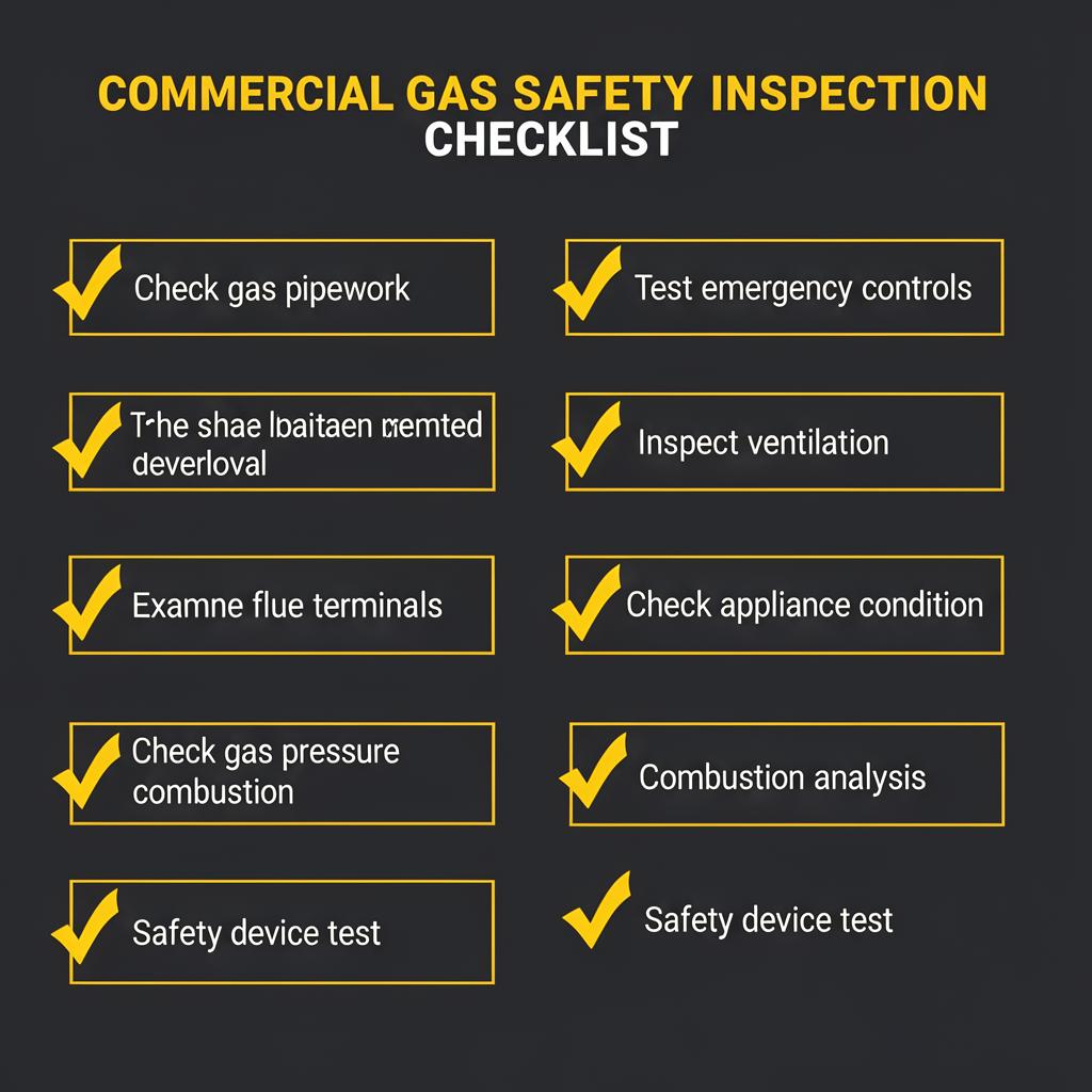 Detailed inspection checklist